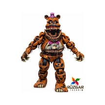 Fnaf Five Nights At Freddy's Nightmare Fredbear Fnaf Eklemli Oyuncak Aytakta Durabilir