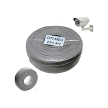 250M Güvenlik Kamera Cctv Kablosu 2+1 Cctv 0.22Mm - 250 Metre