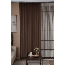 Modern Makrome Örgü File Pileli Tül Perde Salon Oturma Odası Yatak Odası Çocuk Odası Kahverengi