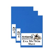 Mavi Eva 50x70 Cm 3 Adet Eva Süngeri Okul Kreş Anasınıfı Elişi Etkinlikleri