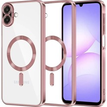Newface Samsung Galaxy Uyumlu A07 4g Kross Magneticsafe Kapak - Rose Pembe