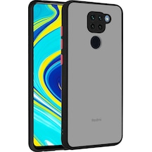 Xiaomi Redmi Note 9 Kilif Lens Korumali Mat Silikon Kapak 400012293