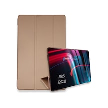 Mey İthalat Apple iPad Air 5 2022 Kılıf Tablet Smart Kılıf - Rose Gold Tablet Kılıfı