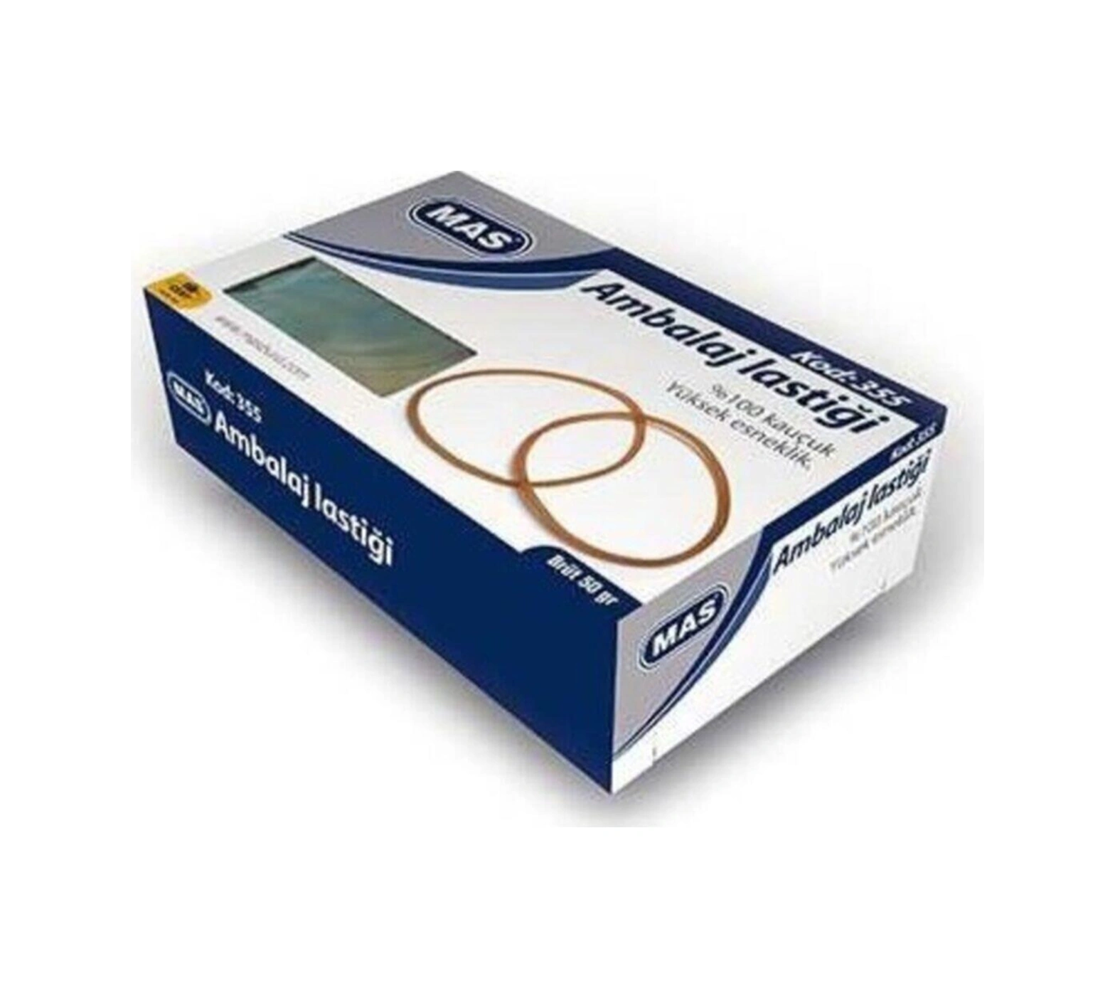 %100 Kauçuk 50 Gr Paket Lastiği 60 Paket