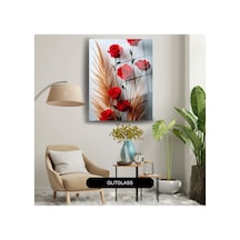 Cam Tablo - Modern Ve Şık Duvar Dekoru Modern Dekorasyon Temalı Dekoratif Duvar Tablosu, Salon, Ev Ve Ofis Dekoru,