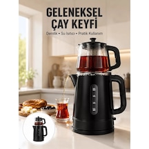 09 L Cam Demlik Ve 17 L Su Haznesi İle Çay Keyfi Yeni Nesil