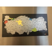 Ayrex Mapofx - Gez - Kazı Türkiye Haritası Magnet, 20x10 Cm Diğer