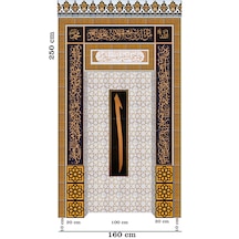 Armada Çini 160x250 KS-72 Çini Mescit Cami Mihrapları