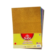 Bu-bu Karton Simli 10 Lu 50x70 Karışık Renk Bubu-fk0003 Çok Renkli