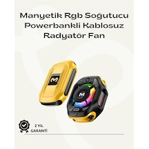 Cx12 Model Tec Çipli Telefon Soğutucu 2 Modlu Vites Ayarı Dijital Isı Göstergeli