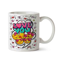Love You Seni Seviyorum Kupa Bardak Çok Renkli