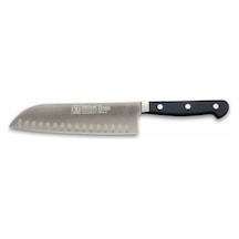 61950 - Sıcak Dövme Oluklu Santoku Şef Bıçağı 18 Cm Çok Renkli