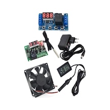 5 Li Set Kuluçka Makinesi Termostadı.zaman Modülü .kuluçka  Fanı