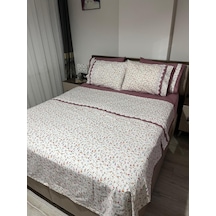 Çift Kişilik Nevresim Takımı Koyu Gülkurusu