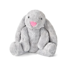 Özgüner Oyuncak Peluş Tavşan 60 Cm Büyük Boy - Yumuşak Sarılmalık Tavşan Oyuncak Gri