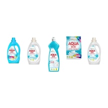 Aquabor Doğal Mineralli Sıvı Renkliler + Sıvı Beyaz + Elde Bulaşık + 4 Kg Renkliler + Sıvı Beyaz 5 Li Set 65153969