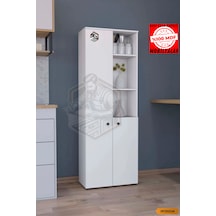 Tamamı Mdf 2 Kapaklı Ve Açık Raflı Çok Amaçlı Mutfak Dolabı/kavan