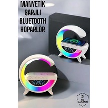 Bluetooth Hoparlör 15w Kablosuz Hızlı Şarj Led Gece Lambası Tkdytgsk07jye43n97s