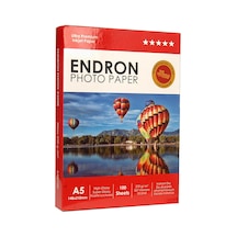 15 X 21 Cm İnkjet Fotoğraf Kağıdı Ultra Premium 100 Adet 270 Gr Mürekkep Yazıcı Uyumlu A5 148mmx210mm Parlak