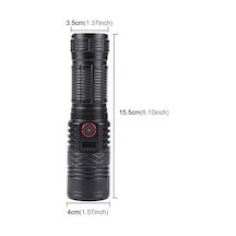 Novahub 816 20w Spot 2000lm Teleskopik Zoom Led El Feneri Siyah, En Yüksek Parlaklık Siyah Novahub 816 20w Spot 2000lm Teleskopik Zoom Led El Feneri Siyah, En Yüksek Parlaklık Siyah