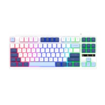James Donkey Jdk87 Rainbow Mekanik Hisli Membran Türkçe Q Gaming 87 Tuş Klavye Siyah