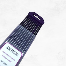 Tungsten Elektrot Mor Ø3.2x175mm. - 1 Paket 10 Adet