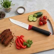 Aryıldız Lova Ekmek Bıçak Kırmızı 14,5 Cm Renkli