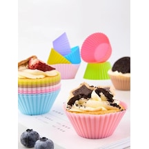 Tr Ckm Silikon 6'li Silikon Muffin Kalıbı Karışık Renk Diğer