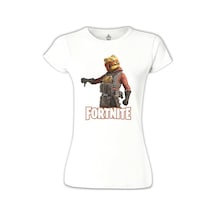 Fortnite - Gutbomb Beyaz Kadın Tshirt 001
