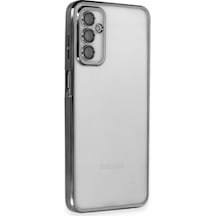 Muratech Newface Samsung Uyumlu Galaxy M23 Kılıf Razer Lensli Silikon - Siyah