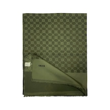 Aker Elegance Monogram Şal - Haki Yeşil 934 Haki Yeşil Haki Yeşil