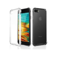 Apple Uyumlu iPhone SE 2020 Kapak Şeffaf Airbag Köşe Korumalı Antishock Silikon Kapak