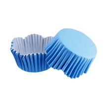 Cupcake Kalıbı Pet Kapsül Dalgalı Kek Kalıbı 65X38 Mm 100 Adet N11.1129