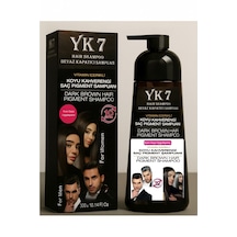Yk7 Kozmetik Beyaz Kapatıcı Koyu Kahve/dark Brown Şampuan 300 Ml.
