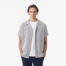 Nautica Erkek Lacivert Kısa Kollu Çizgili Gömlek Düz W55534t Lacivert