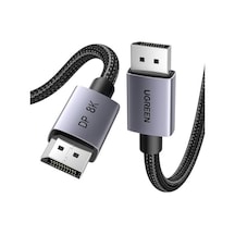 8k Displayport Kablosu 1.4 8k 60hz 4k 240hz, Vesa Sertifikalı, Pc, Hdtv, Monitör, Grafik Kartı İçin Hdr, Freesync, G-sync, Dsc 1.2, Hdcp 2.2 İle Uyumlu Alüminyum Dp Kablosu 32,4 Gbps 3m