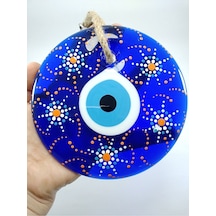 Nazar Boncuğu Duvar Dekoru El Yapımı Cam Hediyelik Eşya 13 Cm