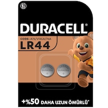 Duracell LR44 A76/V13GA/76A 3V Düğme Pil 10'lu