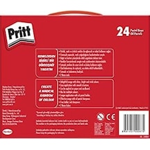Pastel Boyalar, Canlı Renkler Ve Rahat Uygulamalı Pastel Boya, Yumuşak Çocuk Boyası, Kolay Kullanımlı Resim Boyası, Dayanıklı Kırtasiye Malzemesi, Çantalı 24 Renk Pastel Boya