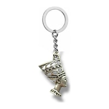 Queen Of The Nile Kleopatra Figürlü Unisex Metal Anahtarlık