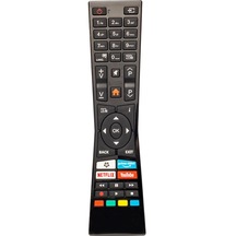 Weko Kl Vestel Rc A2 43100p - Jvc Rm-c3337 Netflıx-youtube-prime Video Tuşlu Yazısız Lcd Led Tv Kumanda Rc0360/01 -68240