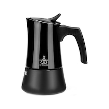 Alocs Taşınabilir Mocha Pot 450 Ml 9 Cup Siyah