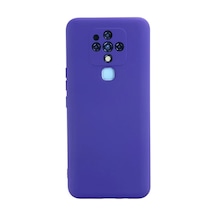 Tecno Camon 16 Uyumlu Kılıf Nano İçi Kadife Silikon - Mor