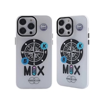 Newface Apple İphone 14 Pro Kılıf Apollo Magneticsafe Desenli Kapak - Apollo Şeffaf - 3