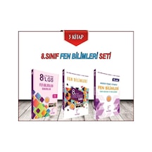Karekök Yayınları 8.Sınıf Lgs Fen Bilimleri Seti 3 Kitap
