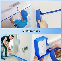 Fochsia 12 Rulo Mavi Boyacı Bandı 0.79x511.81 İnç Su Geçirmez Lekesiz Çıkarılabilir Fochsia 12 Rulo Mavi Boyacı Bandı 0.79x511.81 İnç Su Geçirmez Lekesiz Çıkarılabilir