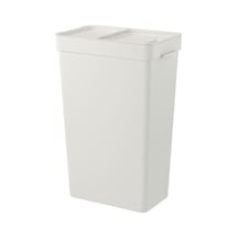 Hallbar 35 Litre Çöp Kutusu, Atık Ayırma, Çamaşır Ayırma Kutusu Açık Gri