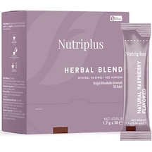 Nutriplus Herbal Blend Doğal Ahududu Aromalı Çay 1.7 G x 30 Adet