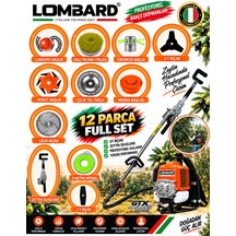 Cros Lombard Rovello-12x 12 Parça Özel Set Sırt Tipi Zeytin Silkeme Hasat Toplama Gtx Seri Tırpan Motoru