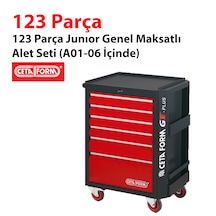 Ceta Form 123 Parça Junior Genel Maksatlı Alet Seti
